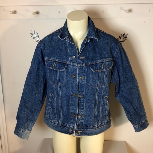 Vintage Men’s Riders Denim Jacket Large - Picture 2 of 8